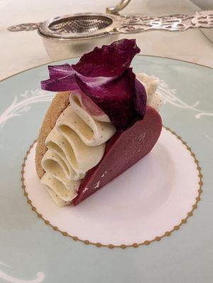  at Afternoon Tea at The Savoy - Thames Foyer  in London