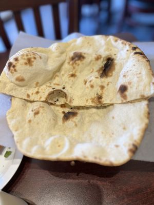 Naan with no butter  at Saffron Indian Bistro in Glendale