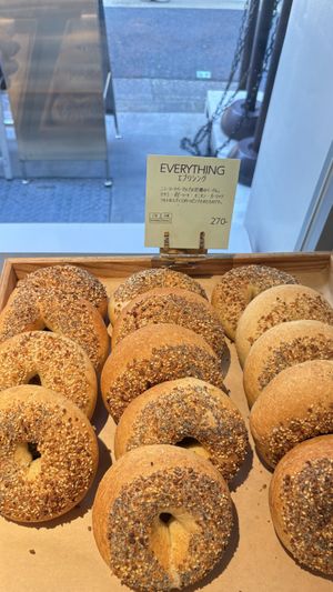   at Green Rabbit Bagels in Kyoto