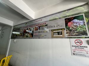 Varieties of kelantanese local dish  at Ulang Corner in Kota Bharu