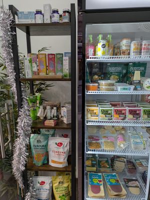 Oh look, vegan lube and it's a good one (hearsay) at Cita Vegana in Madrid