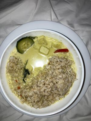 green curry to go   at EatWise Cafe in Phuket
