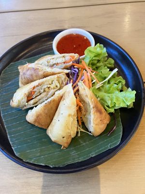 fried spring rolls  at EatWise Cafe in Phuket