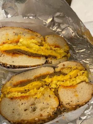Impossible delight at Tompkins Square Bagels in New York City