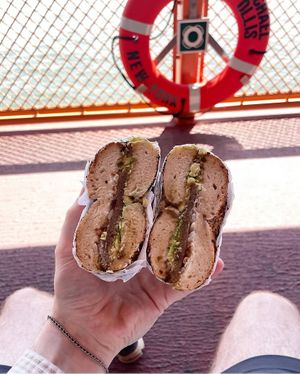   at Tompkins Square Bagels in New York City