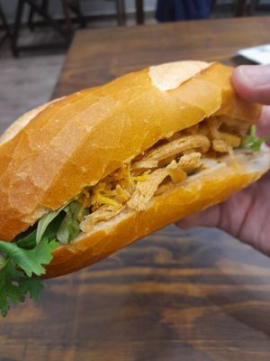 Vegan banh mi at Vegan 365 in Ho Chi Minh City