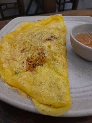 Vegan banh xeo at Vegan 365 in Ho Chi Minh City