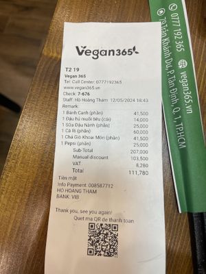   at Vegan 365 in Ho Chi Minh City