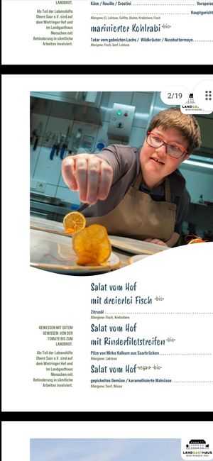 Vegane Gerichte klar definiert at Landgasthaus Wintringer Hof in Kleinblittersdorf