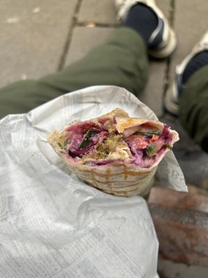 wrap  at Taïm Streetfood Cafe in Vienna