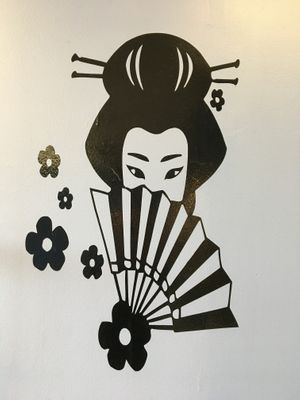 Wall art at Fuji Sushi & Sushi Bar in Rosemount