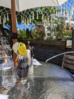 Outside at Sweet Lemon Terrassen in Lund