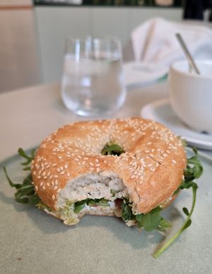 The bagel at ELOU in Vienna