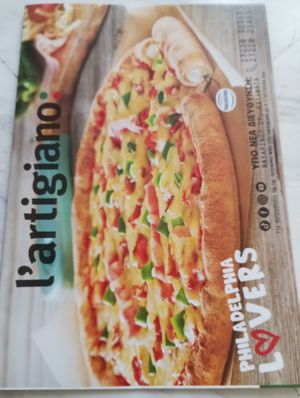 Menu  at l'Artigiano  in Kalamata