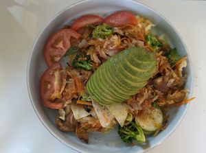 Veggie Hash with Avocadoo  at Uncle Jeffi's Brunch in Holladay