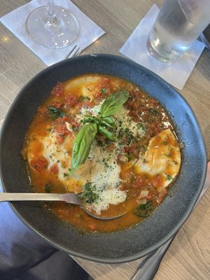 vegan ravioli  at Fleur Cuisine Harborside - Rockport in Rockport