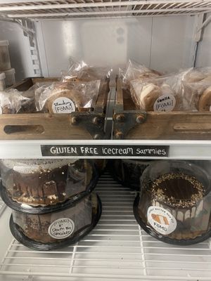 Ice cream cakes and sandwiches at FoMu in Jamaica Plain