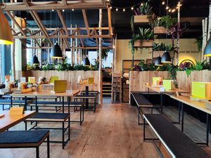 Interior at Hans im Glück in Emmen