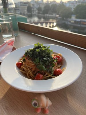 Tomato pasta  at Smokey Jo's Cafe in Udaipur