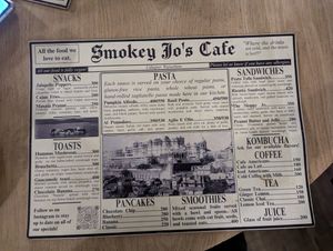 Menu Feb 2025 at Smokey Jo's Cafe in Udaipur