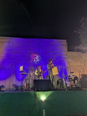 Live music on weekends at Smokey Jo's Cafe in Udaipur