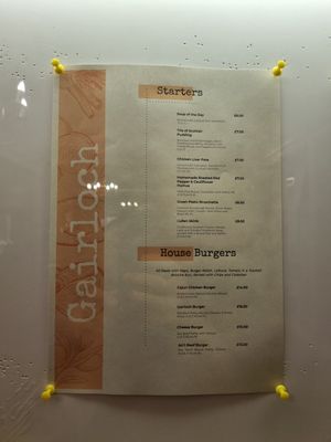 VE = vegan at Gairloch Hotel in Gairloch