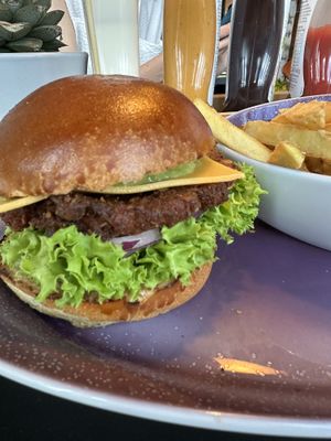 Wolpertinger burger  at MUC - Hans im Glück - T2 in Munich