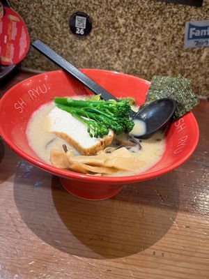 Natural white ramen  at Shoryu Ramen - Shoreditch in London