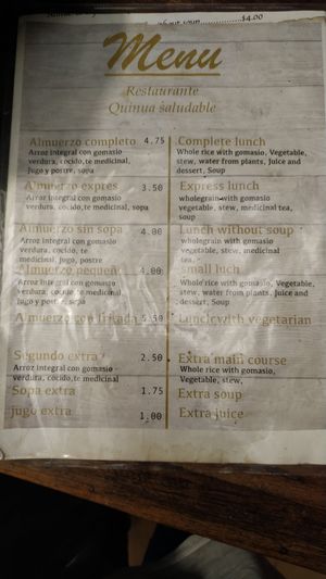 ❤️ at Quinua in Quito