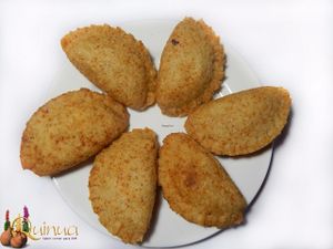 Empanadas de morocho 
especialidad del restaurante  at Quinua in Quito