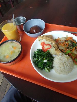 Meal of the day at Quinua in Quito