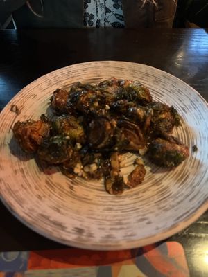 Brussels sprouts   at Blue Sushi in Kansas City