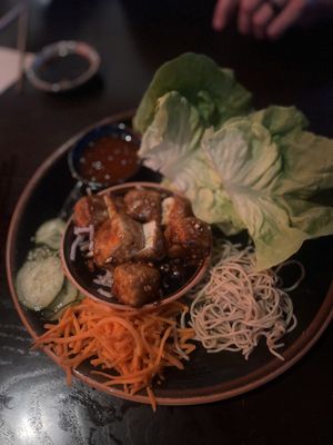 Tofu lettuce wraps  at Blue Sushi in Kansas City