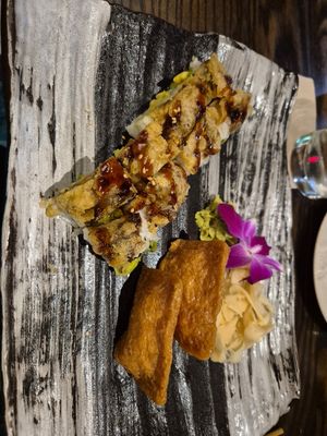 Prince roll and inari at Blue Sushi in Kansas City