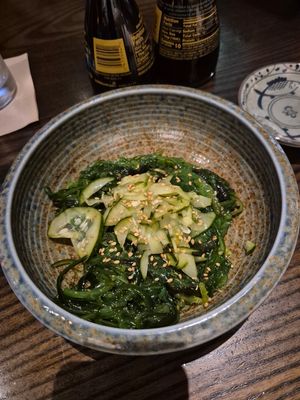 Wakame salad at Blue Sushi in Kansas City