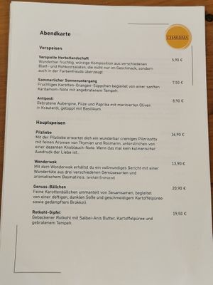  at Vegane Gastrothek Charisma in Radolfzell