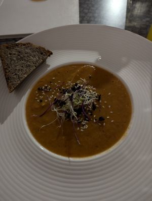 Gazpacho at Vegane Gastrothek Charisma in Radolfzell