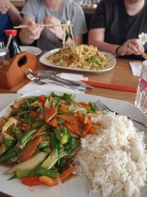 Special order of only vegetables at Phở Việt in Helsinki