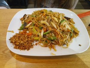 Tofu rice noodles at Phở Việt in Helsinki