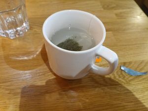 Free tea at Phở Việt in Helsinki