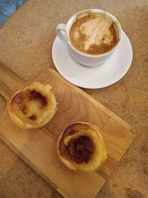 Pasties de natas. at GAL Cafe in Lisbon