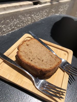 Banana bread   at GAL Cafe in Lisbon