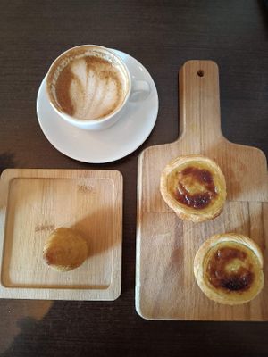 Pastel de nata. at GAL Cafe in Lisbon