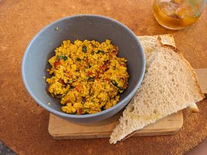 Scrambled Tofu at GAL Cafe in Lisbon
