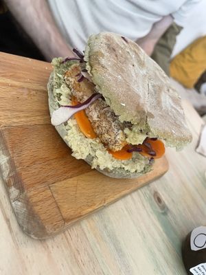 Matcha sandwich  at GAL Cafe in Lisbon