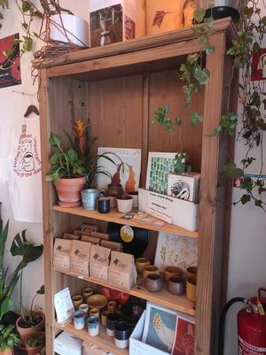 Art at GAL Cafe in Lisbon