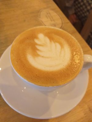 Cappuccino  at GAL Cafe in Lisbon