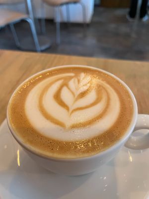 Flat white at GAL Cafe in Lisbon