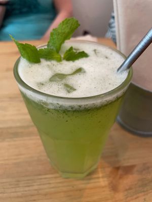 Lemonade with mint at GAL Cafe in Lisbon