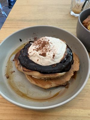 tiramisu pancake  at GAL Cafe in Lisbon